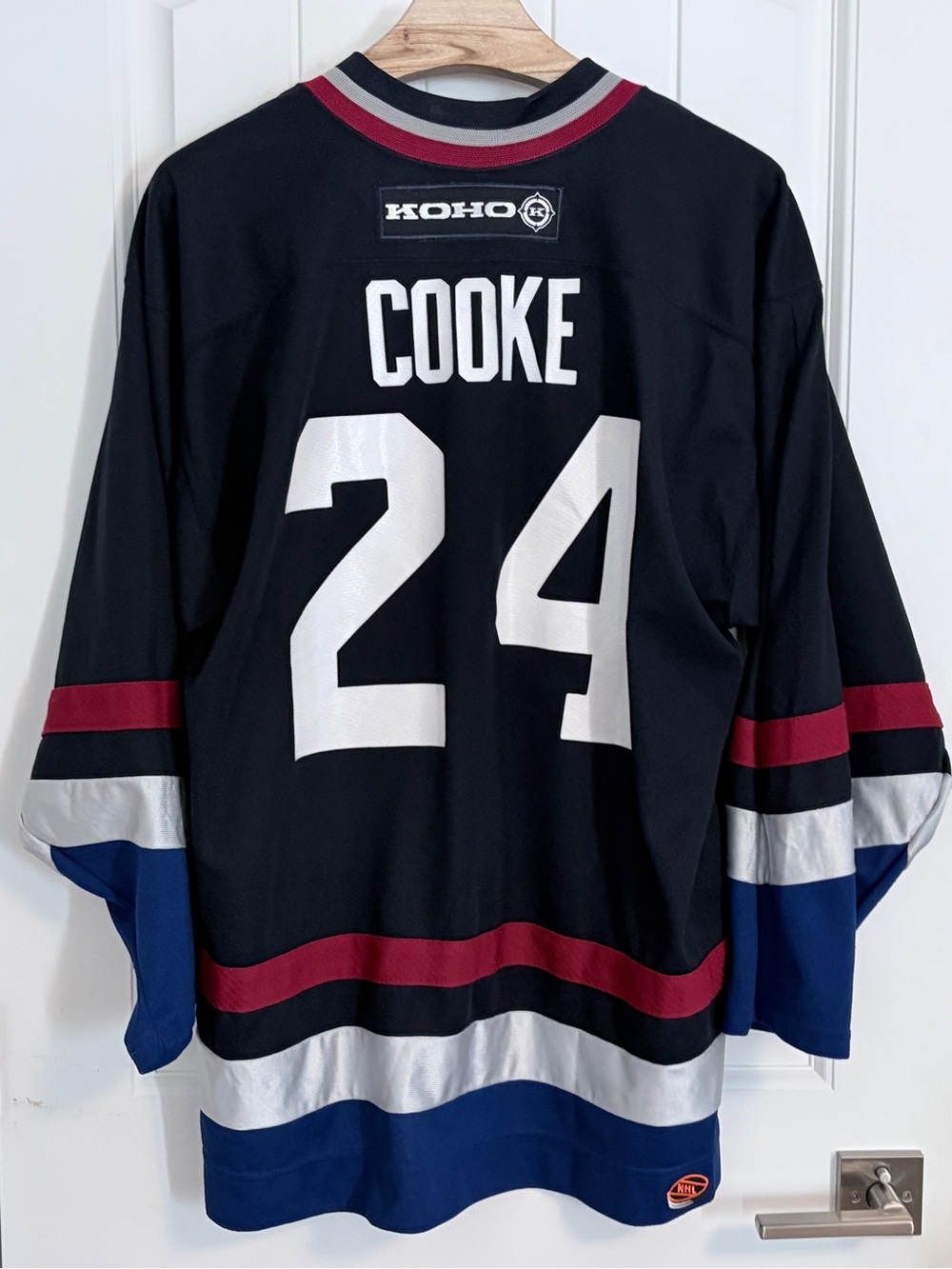 KOHO Vancouver Canucks Matt Cooke Blue West Coast Express Jersey Size XL